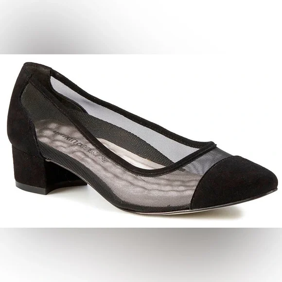 Final ♥️ Walking Cradles Mesh Block Heels Hepburn Sz 9 - Picture 1 of 8